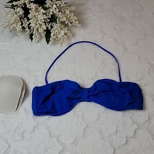 PINK Victoria's Secret Blue Bikini Top‎